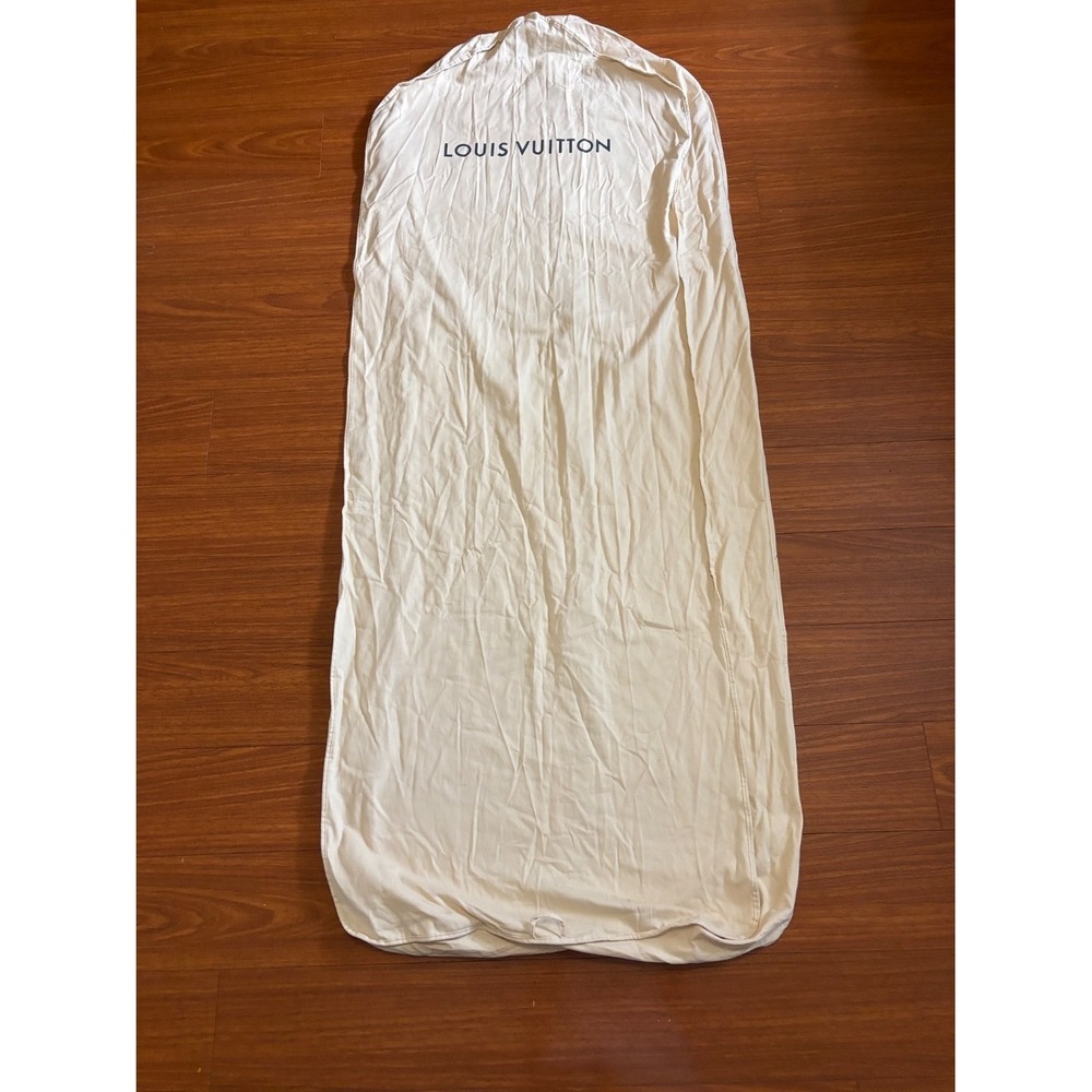 Louis Vuitton Cover Dust Bag 60 X 24 In Beige Unisex Hanger Opening